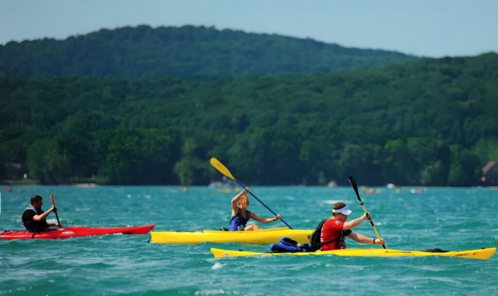 Kayaking Across The Lagoons