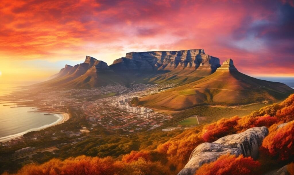 Cape Town Golden Sunset